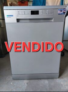 Lavavajillas 15 Cubiertos Acero Inoxidable Gris (Reacondicionado)